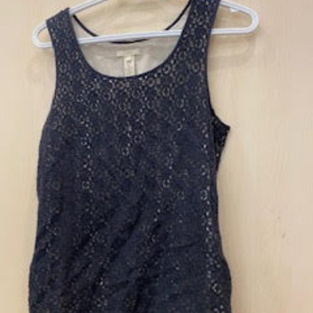 J. Crew cotton lace shell